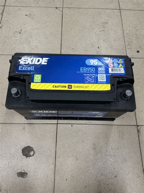 Аккумулятор EXIDE EXCELL 6СТ- 95Ah 800А EB950: 3 000 грн ...
