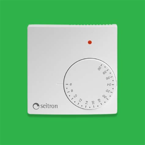 230v Electronic Dial Room Thermostat With Night Set Back