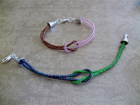 Beaded Infinity Knot Bracelet Project Rings And Things Seed Bead