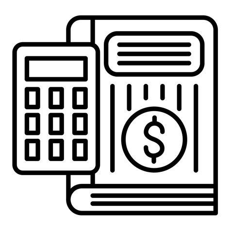 Financial Accounting Line Icon 14730885 Vector Art At Vecteezy