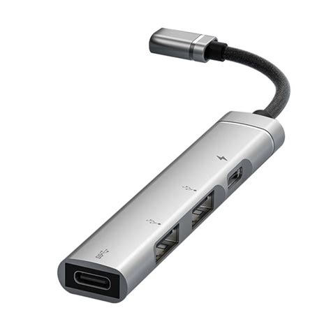 Удлинитель Type c для подключения к USB-серебристый - купить с ...