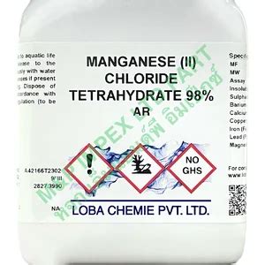 Loba Chemie MANGANESE II CHLORIDE TETRAHYDRATE 98 AR 500 กรม