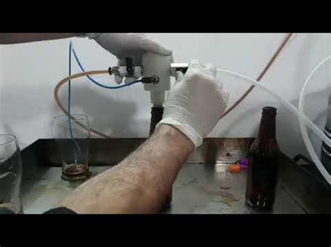 Funcionamiento del llenador contrapresión para llenar cerveza