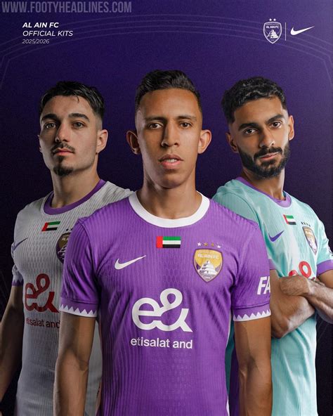 Lanzamiento de las equipaciones local, visitante y tercera del Al Ain