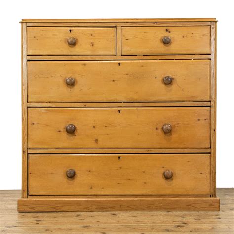 Narrow Antique Pine Chest Of Drawers M Penderyn Antiques