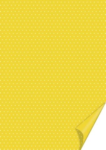 Хартия Happy Papers : 200 gsm : А4 : Точки : Жълта | Слънчоглед