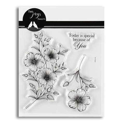 Two Jays Clear Stamps Periwinkle Art Of Craft