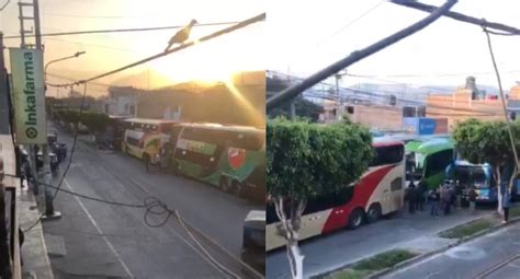 Paro De Transportistas De Carga Pesada Reportan Buses Varados En La