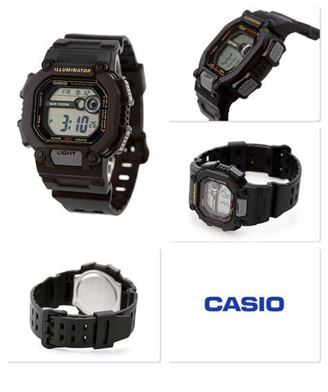 Casio Rugged Style Extra Long Strap Digital Watch W 737hx 1avdf