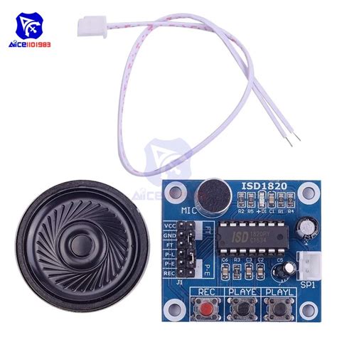 Diymore Isd Sound Voice Recording Playback Module Mic Sound Audio