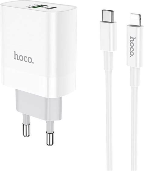 HOCO C80A Rapido Quick Charge Duo Poort Oplader 18W PD QC 3 0