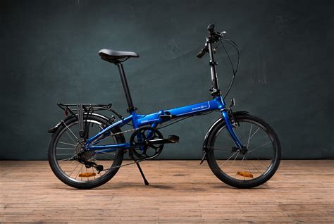 Mariner Blue Dahon Folding Bikes For City Recreational Use