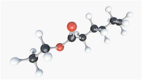 Ethyl Hexanoate Molecule With Pbr 4k 8k 3d Model Turbosquid 1943726