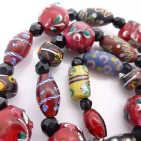 Vintage Antique Venetian Glass Beads Trade Beads Bead Collection