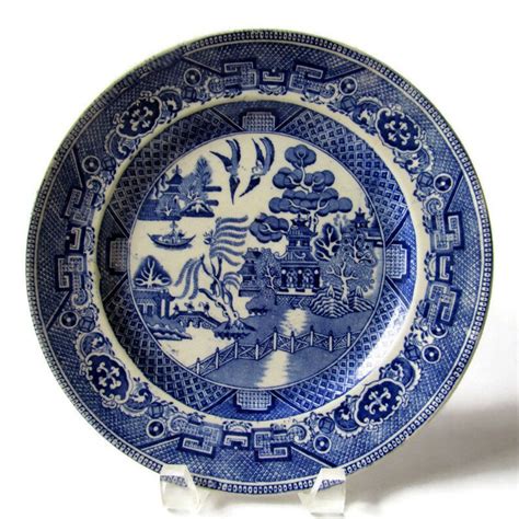 Blue Willow Plate Made In England Blue Willow Dinner Plate Etsy Italia