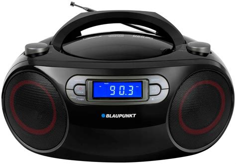 Boombox Radio Kuchenne Radioodtwarzacz Z Alarmem Blaupunkt Fm Cd Usb