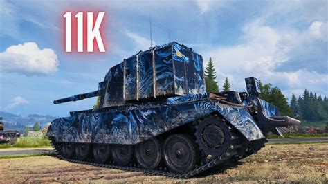 World Of Tanks Fv4005 Stage Ii 11k Damage And Fv4005 10k Damage Etc