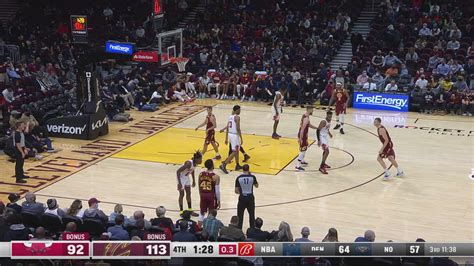 Shot Clock Violation: Bulls @ Cavaliers | NBA Official