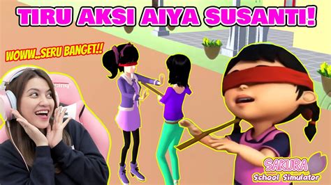 Tiru Aksi Main Aiya Susanti Upin Ipin Woww Seruu Banget Sakura