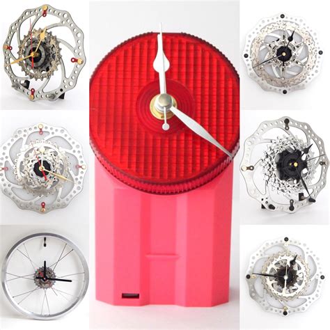 Clocks Recycle And Bicycle Clock Recycled Bike Parts Recycling