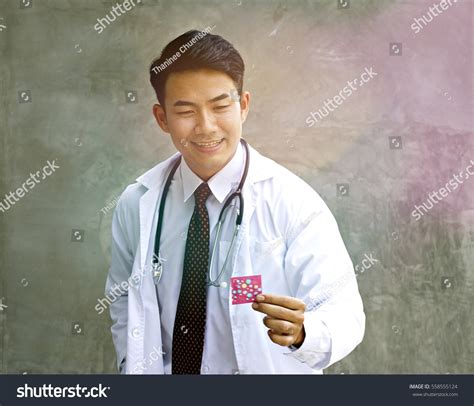 Doctor Holding Condom Safe Sex Concepta Stock Photo Shutterstock