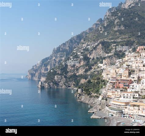 Italy, Campagnia region, Amalfi Coast. The town of Positano Stock Photo ...