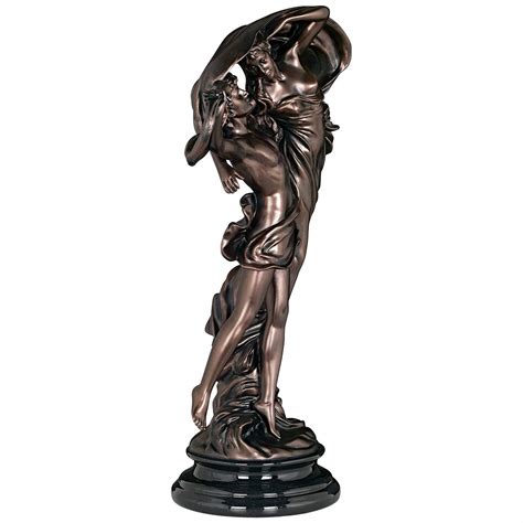 Floating Dancing Couple Bronze Finish 25 3 4 High Sculpture M0501