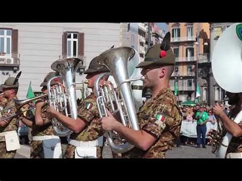 Napoli La Grande Festa Degli Alpini In Piazza Plebiscito Riviera