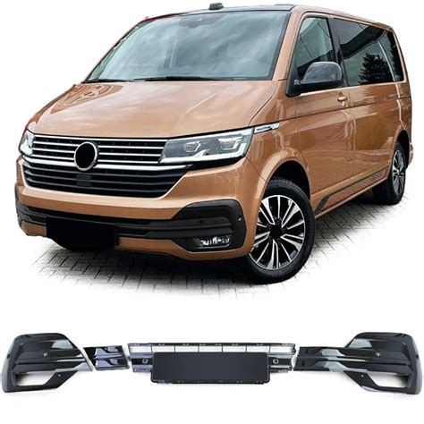 Mououre De Pare Choc Avant Vw T Noir Brillant