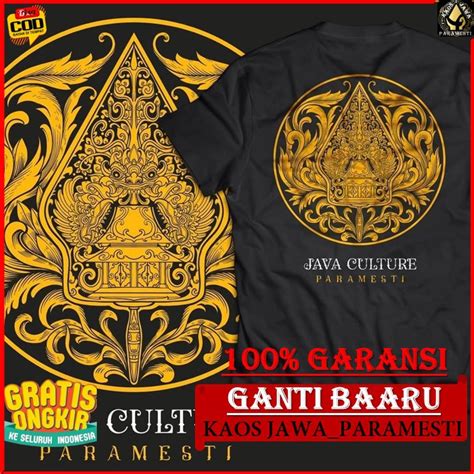 Jual KAOS WAYANG JAWA CULTURE KAOS KATA KATA BUDAYA JAWA PARAMESTI BAJU