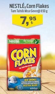 Nestle Corn Flakes Tam Tahıllı Mısır Gevreği 650 g İndirimde Market