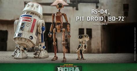 Hot Toys Releases Star Wars The Book Of Boba Fett 1 6 Scale Droid Set