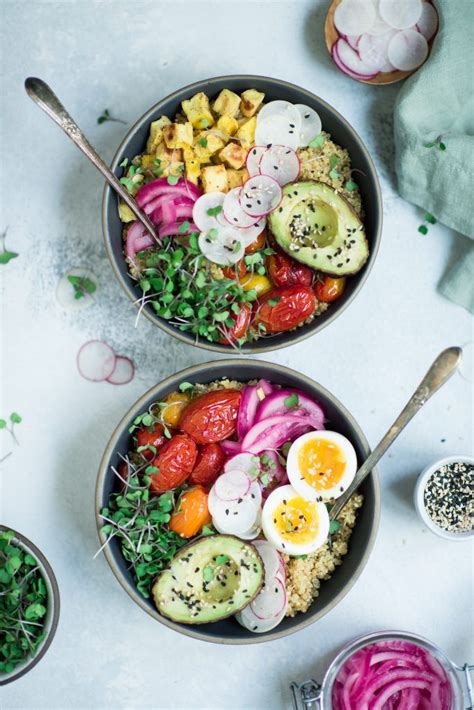 Savory Quinoa Breakfast Bowls Recipe Quinoa Breakfast Bowl Breakfast Bowls Savory Quinoa