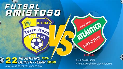 Futsal Terra Roxa enfrenta hoje 22 a equipe do Atlântico Erechim