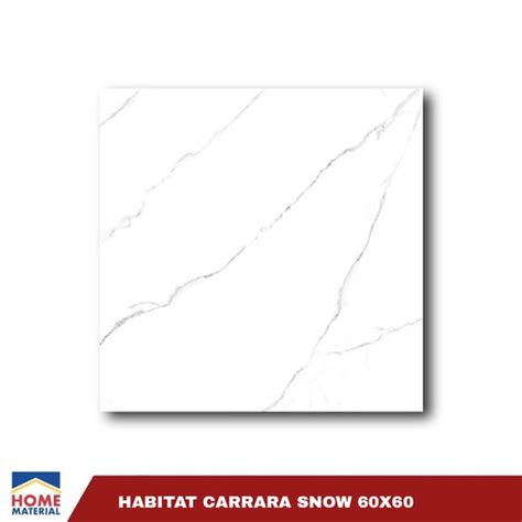 Jual Keramik Lantai Glossy Habitat Carrara Snow 60x60 Kota Bekasi