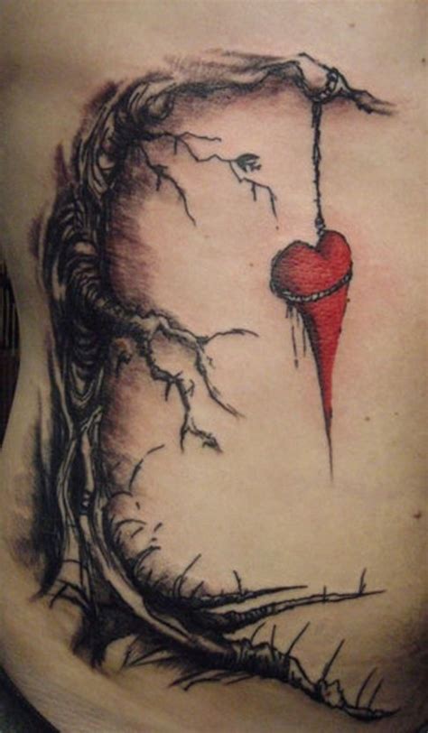 Heart Drawing Tattoo at PaintingValley.com | Explore collection of ...