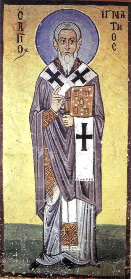 Byzantine Icon of Saint Ignatius of Antioch | Russian Icon Collection