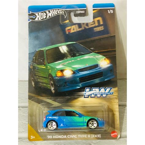 HONDA Hrt Hot Wheels Regular 本田思域 Type R Falken 系列 HW 速 蝦皮購物