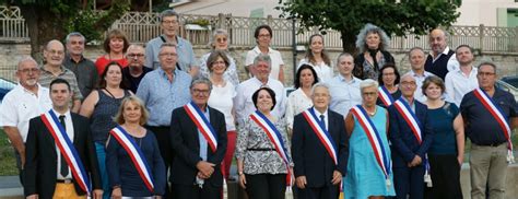 L équipe municipale 2020 Mairie de Jassans Riottier