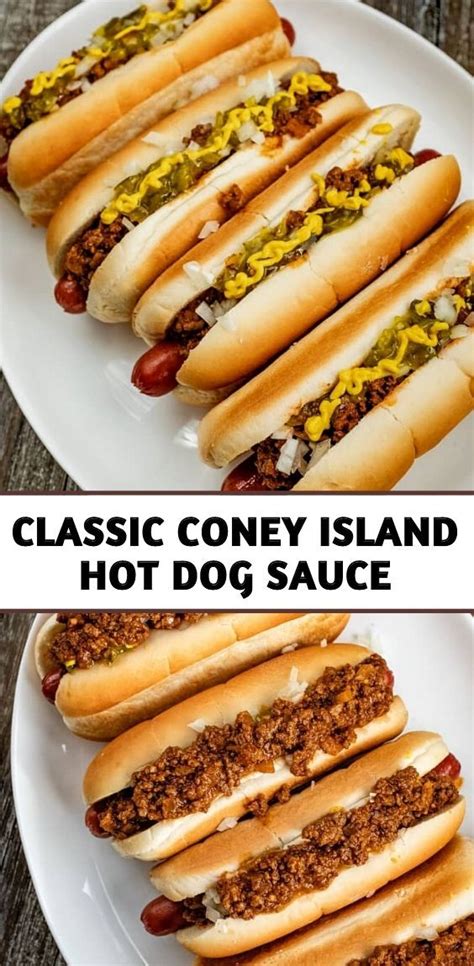 Homemade Coney Island Hot Dog Sauce Recipe Artofit