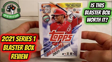 Topps Blaster Box 2021 Topps Series 1 Blaster Box 21 Baseball Cards