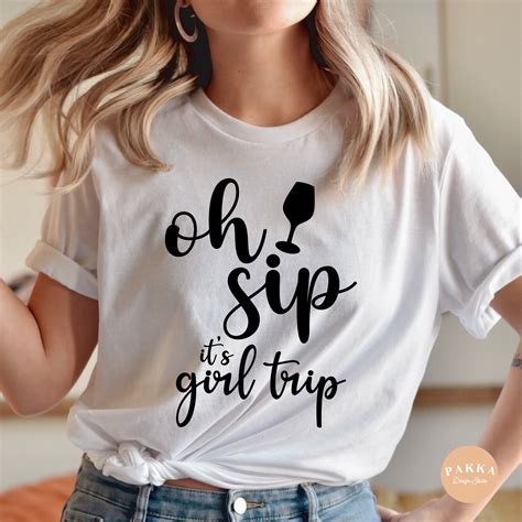 Oh Sip Its A Girl Trip Svg Beach T Svg Camp Life Etsy