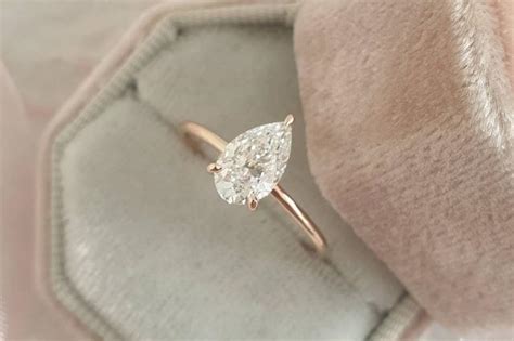 Pear Gold Engagement Rings Atelier Yuwa Ciao Jp