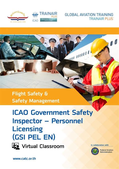 Icao Government Safety Inspector Personnel Licensing Gsi Pel En