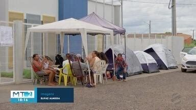 Mttv Edi O Cuiab Pais Acampam Em Frente A Creche Em V Rzea