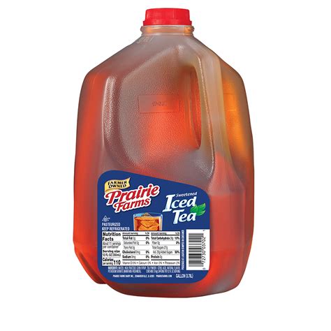 Prairie Farms Sweetened Iced Tea, 1 Gallon - Walmart.com
