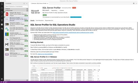 Extensión Sql Server Profiler Azure Data Studio Microsoft Learn