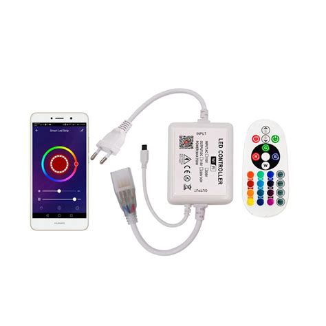 Contrôleur de bande LED RGB 220V Wifi IR