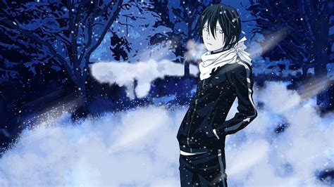 Yato In The Snow Noragami Hd Desktop Wallpaper Widescreen High