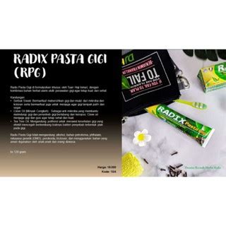 Jual Radix Pasta Gigi Shopee Indonesia